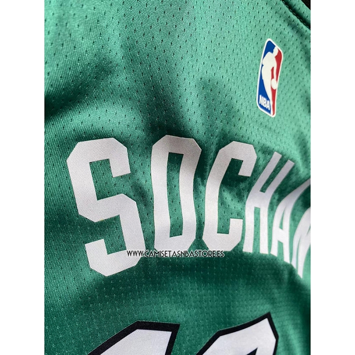 Jeremy Sochan NO 10 Camiseta Nino San Antonio Spurs Ciudad 2022-23 Verde